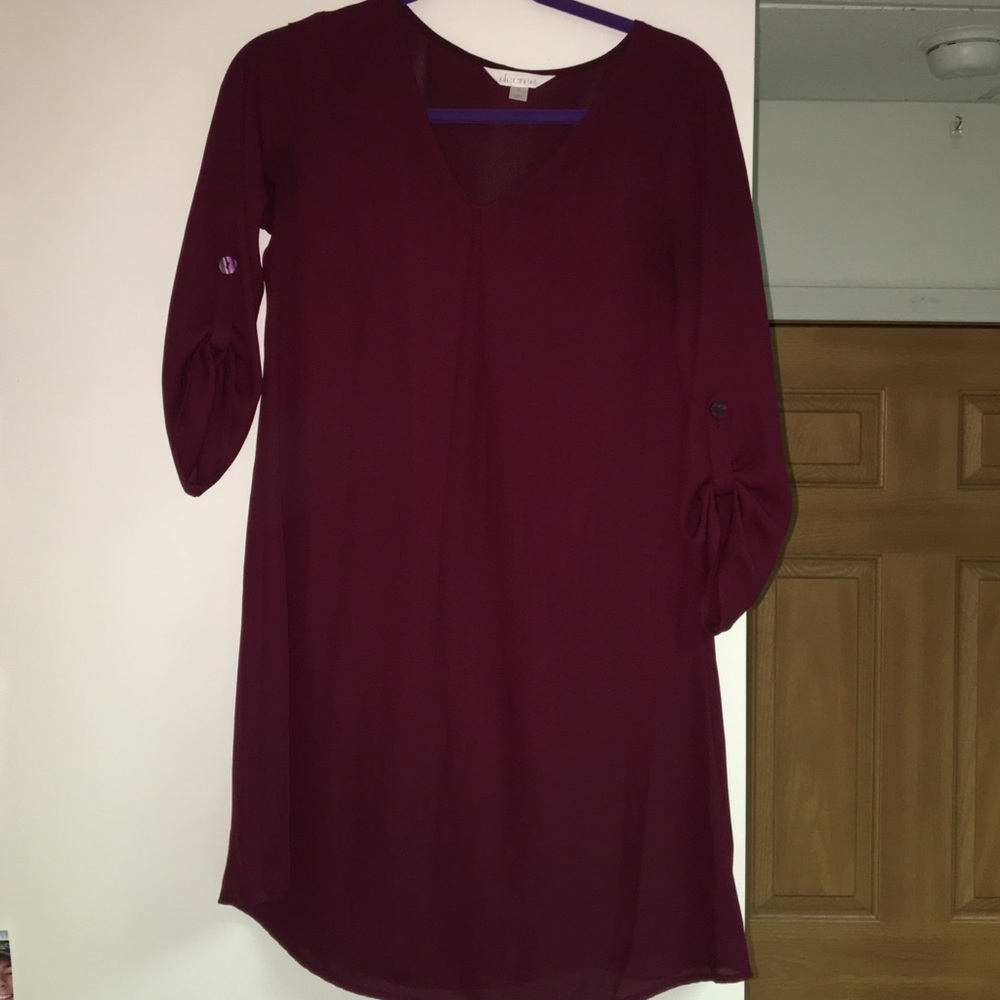 Maroon dress